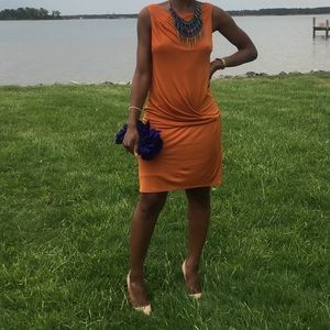 Patriza Pepe Cowlneck Shift Dress